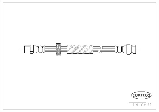 CORTECO Gumifékcső 19031634_CTO