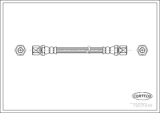 CORTECO Gumifékcső 19031646_CTO