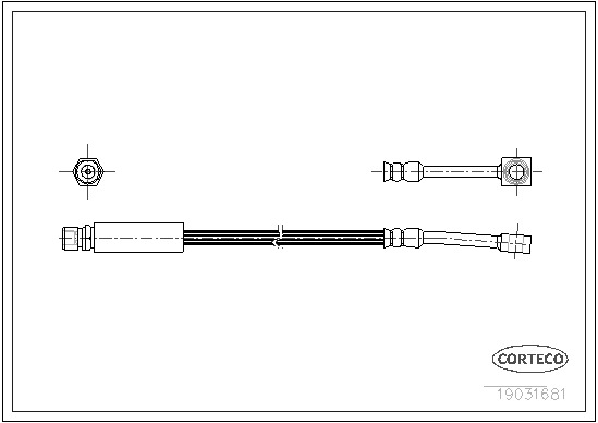 CORTECO Gumifékcső 19031681_CTO
