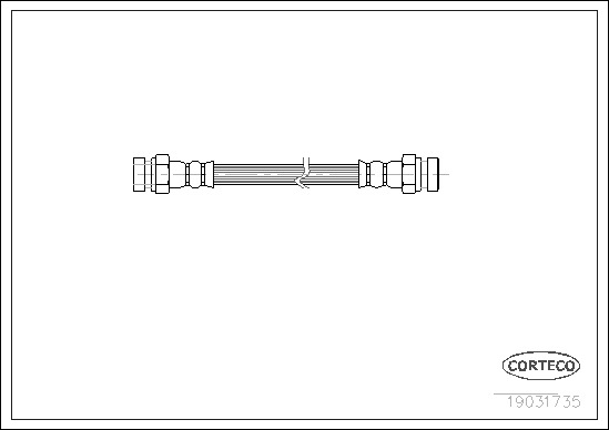 CORTECO Gumifékcső 19031735_CTO