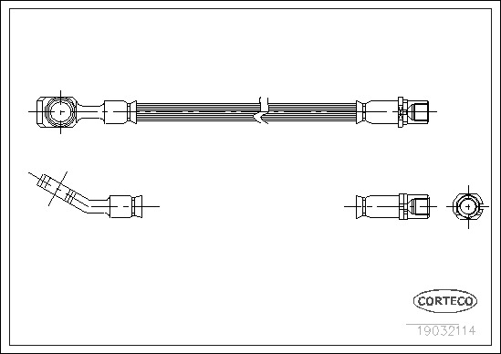 CORTECO Gumifékcső 19032114_CTO