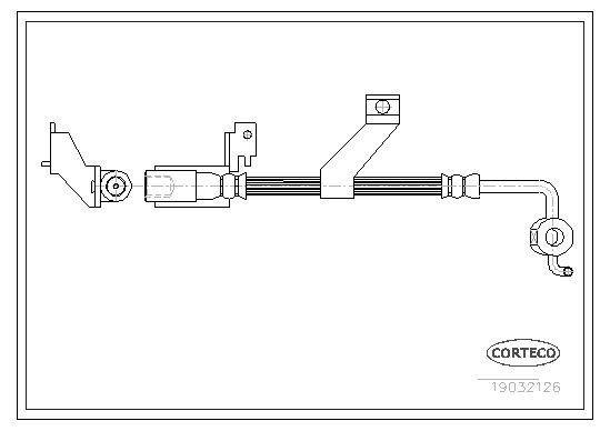 CORTECO Gumifékcső 19032126_CTO
