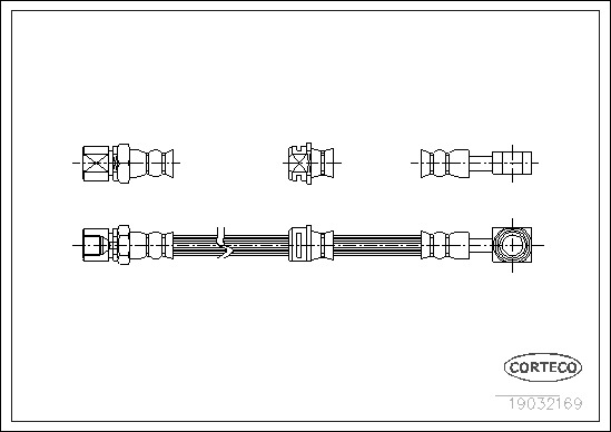 CORTECO Gumifékcső 19032169_CTO