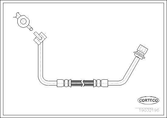 CORTECO Gumifékcső 19032196_CTO