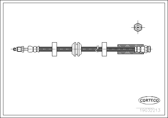 CORTECO Gumifékcső 19032213_CTO
