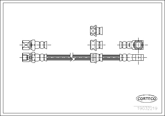 CORTECO Gumifékcső 19032219_CTO
