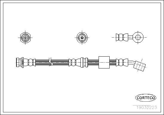 CORTECO Gumifékcső 19032223_CTO