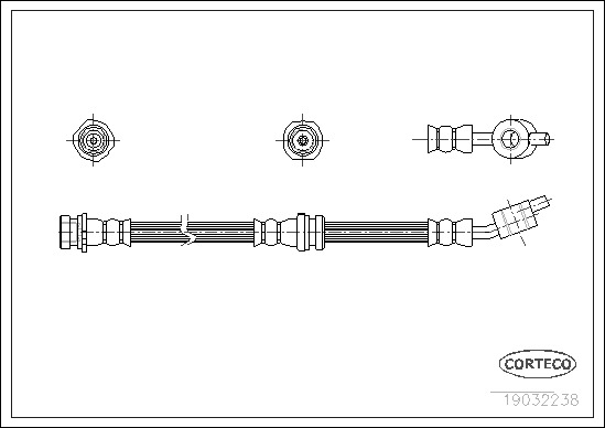 CORTECO Gumifékcső 19032238_CTO