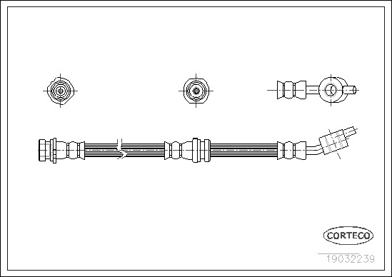 CORTECO Gumifékcső 19032239_CTO
