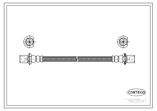 CORTECO Gumifékcső 19032247_CTO