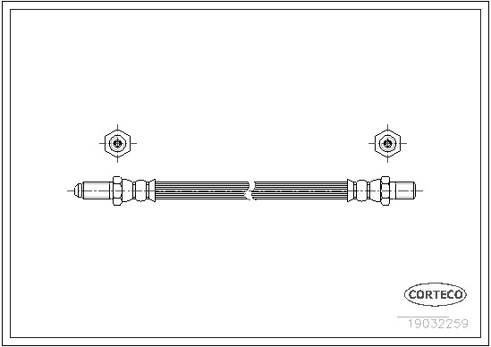 CORTECO Gumifékcső 19032259_CTO