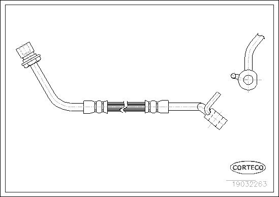 CORTECO Gumifékcső 19032263_CTO