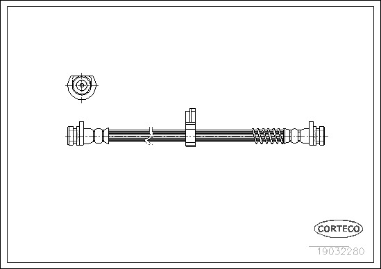 CORTECO Gumifékcső 19032280_CTO