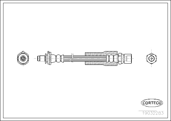 CORTECO Gumifékcső 19032283_CTO