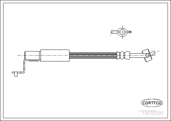 CORTECO Gumifékcső 19032285_CTO