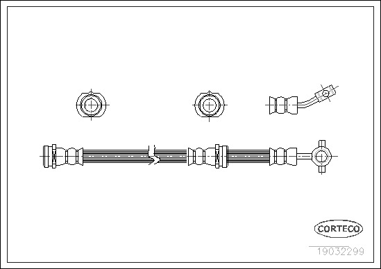CORTECO Gumifékcső 19032299_CTO