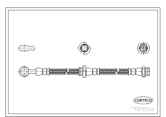 CORTECO Gumifékcső 19032326_CTO