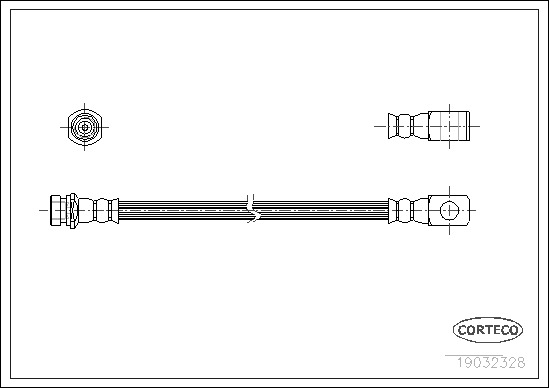 CORTECO Gumifékcső 19032328_CTO