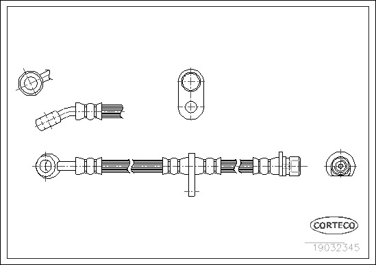 CORTECO Gumifékcső 19032345_CTO