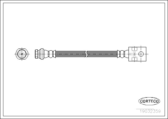 CORTECO Gumifékcső 19032359_CTO