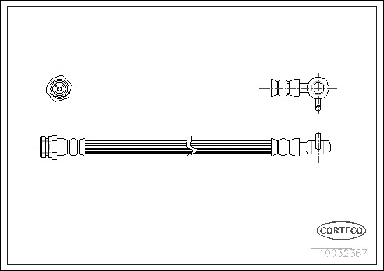 CORTECO Gumifékcső 19032367_CTO