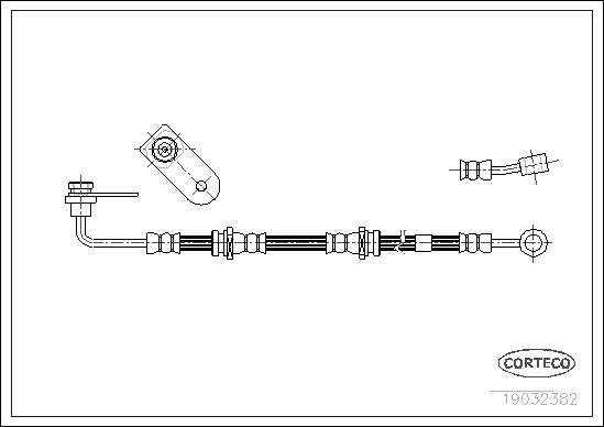 CORTECO Gumifékcső 19032382_CTO
