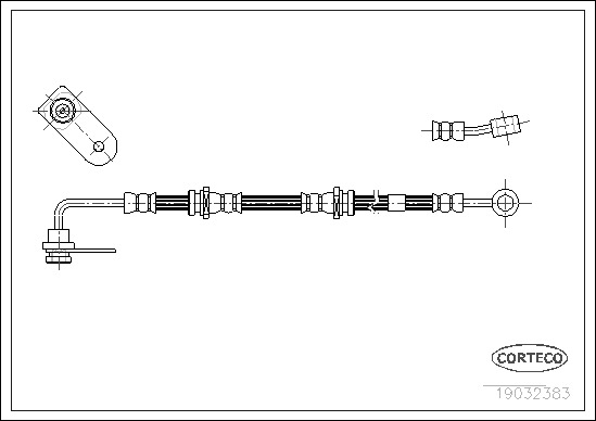 CORTECO Gumifékcső 19032383_CTO