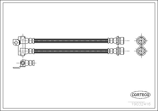 CORTECO Gumifékcső 19032416_CTO