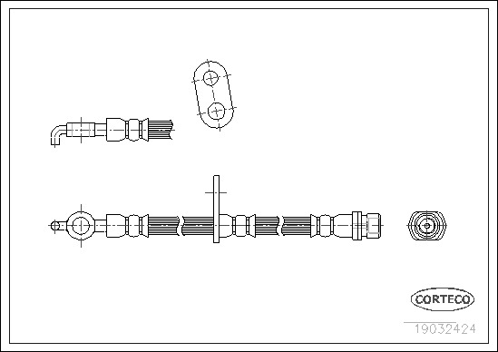 CORTECO Gumifékcső 19032424_CTO