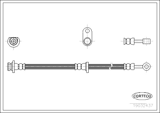 CORTECO Gumifékcső 19032437_CTO