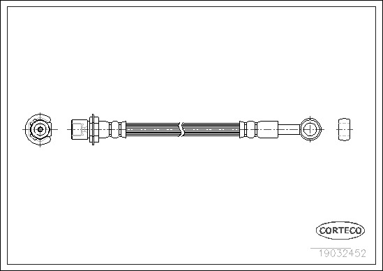 CORTECO Gumifékcső 19032452_CTO