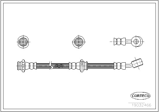 CORTECO Gumifékcső 19032466_CTO
