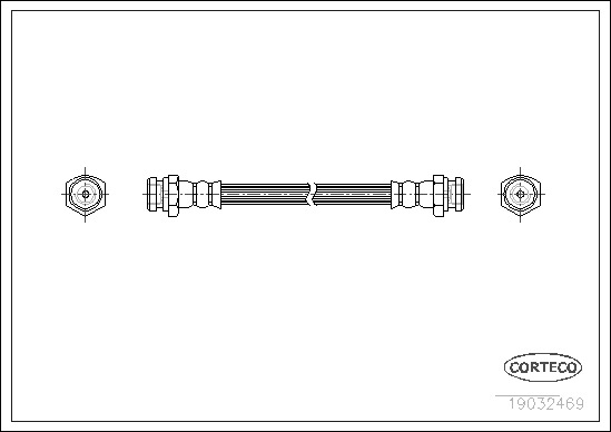 CORTECO Gumifékcső 19032469_CTO