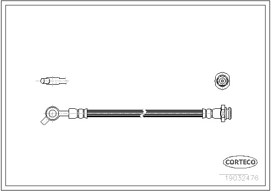 CORTECO Gumifékcső 19032476_CTO
