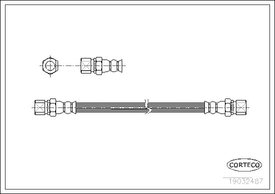 CORTECO Gumifékcső 19032487_CTO