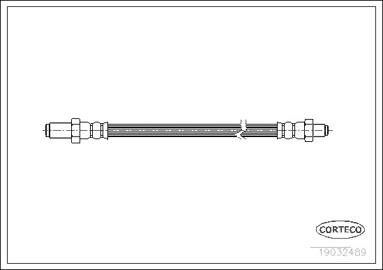 CORTECO Gumifékcső 19032489_CTO
