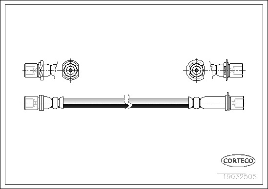 CORTECO Gumifékcső 19032505_CTO
