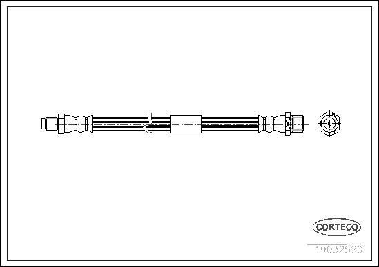 CORTECO Gumifékcső 19032520_CTO
