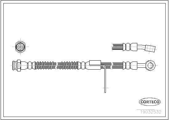CORTECO Gumifékcső 19032532_CTO