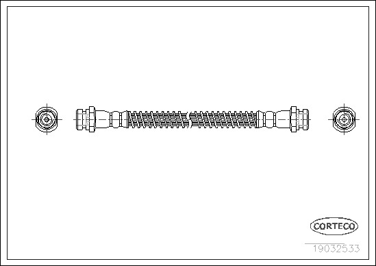 CORTECO Gumifékcső 19032533_CTO