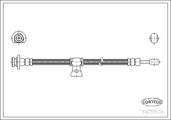 CORTECO Gumifékcső 19032536_CTO