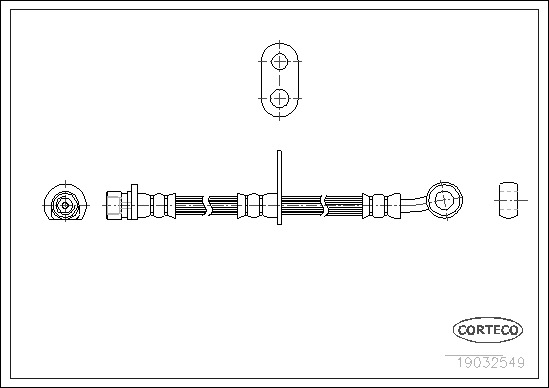 CORTECO Gumifékcső 19032549_CTO