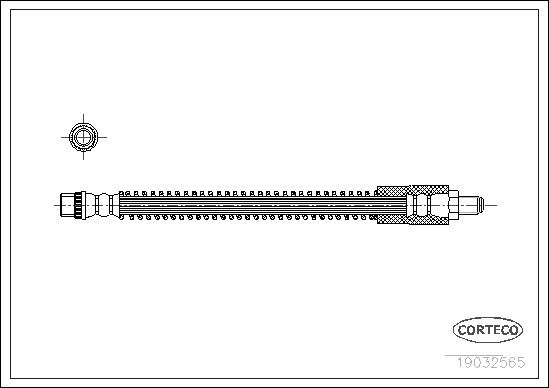 CORTECO Gumifékcső 19032565_CTO