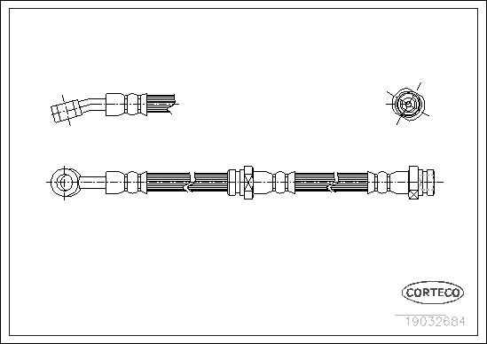 CORTECO Gumifékcső 19032684_CTO