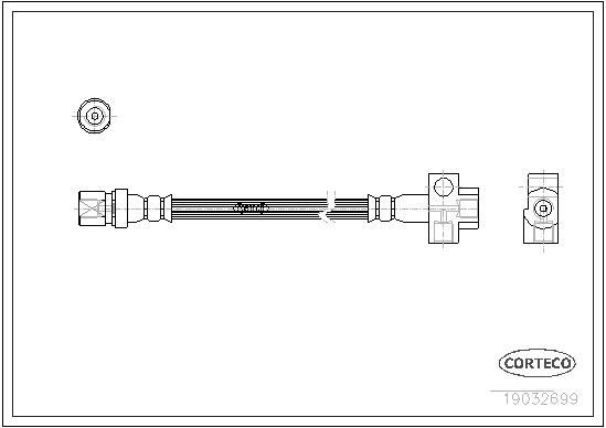 CORTECO Gumifékcső 19032699_CTO