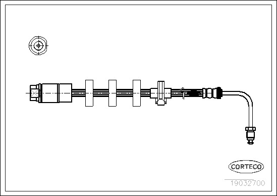 CORTECO Gumifékcső 19032700_CTO