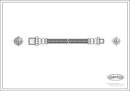 CORTECO Gumifékcső 19032701_CTO