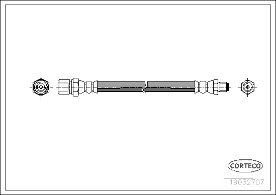 CORTECO Gumifékcső 19032707_CTO