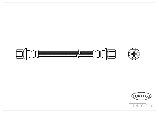 CORTECO Gumifékcső 19032725_CTO