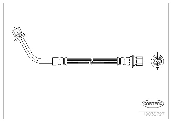 CORTECO Gumifékcső 19032727_CTO